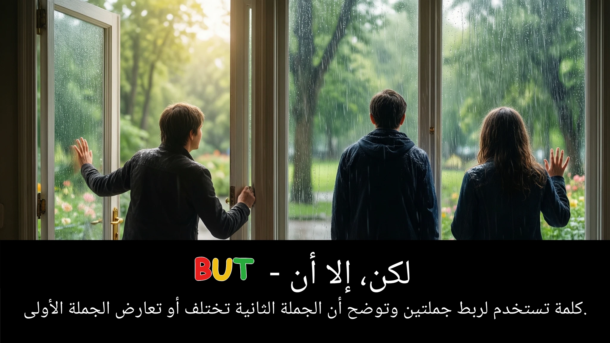 Arabic Illustration for but